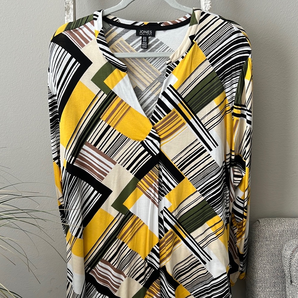Colorful Jones New York Blouse, Size 3X, NWOT